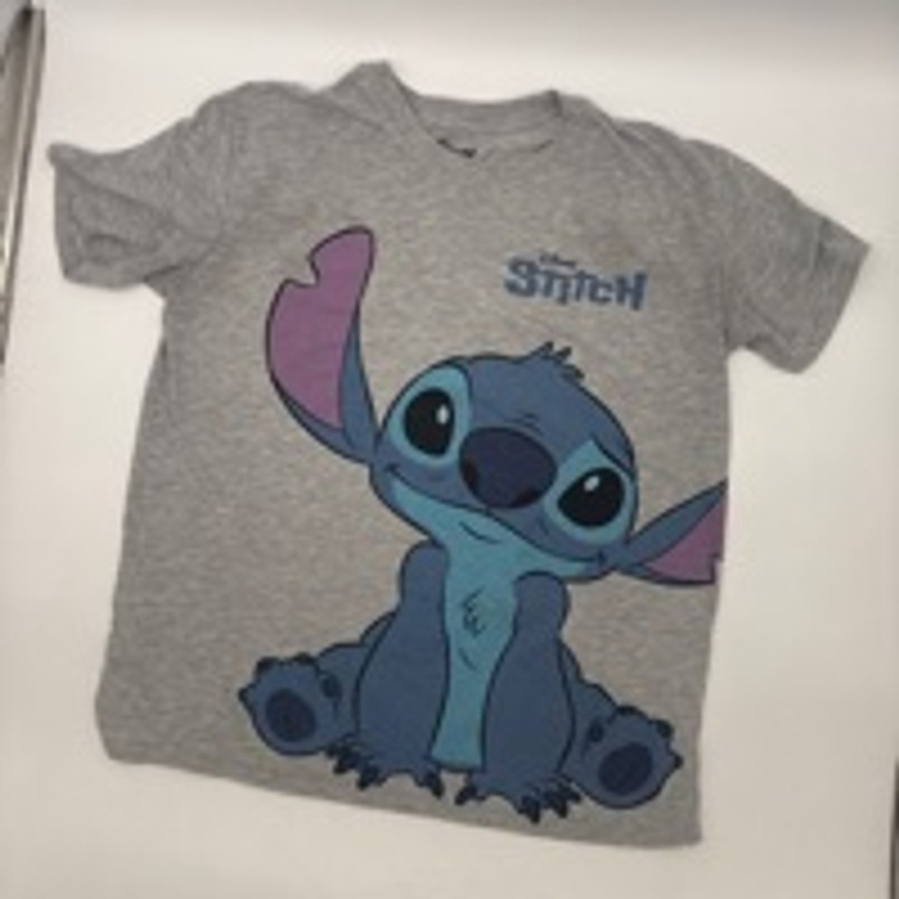 Girl’s DISNEY Stitch T-shirt Size L (11-13) Gray